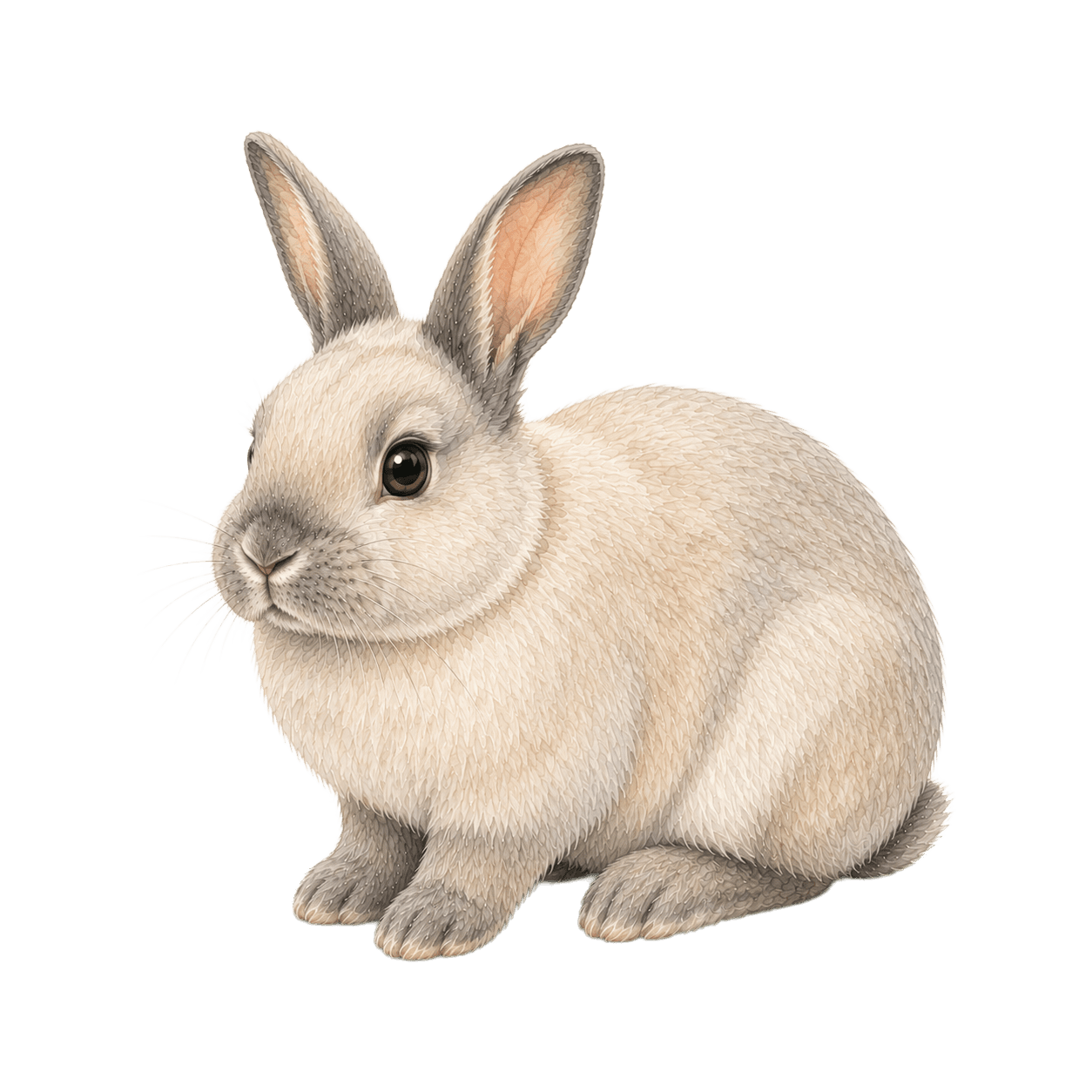 Lapin de race Argenté de Champagne