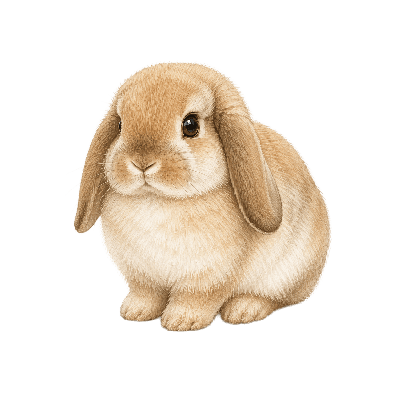 Lapin de race Bélier (Lop)