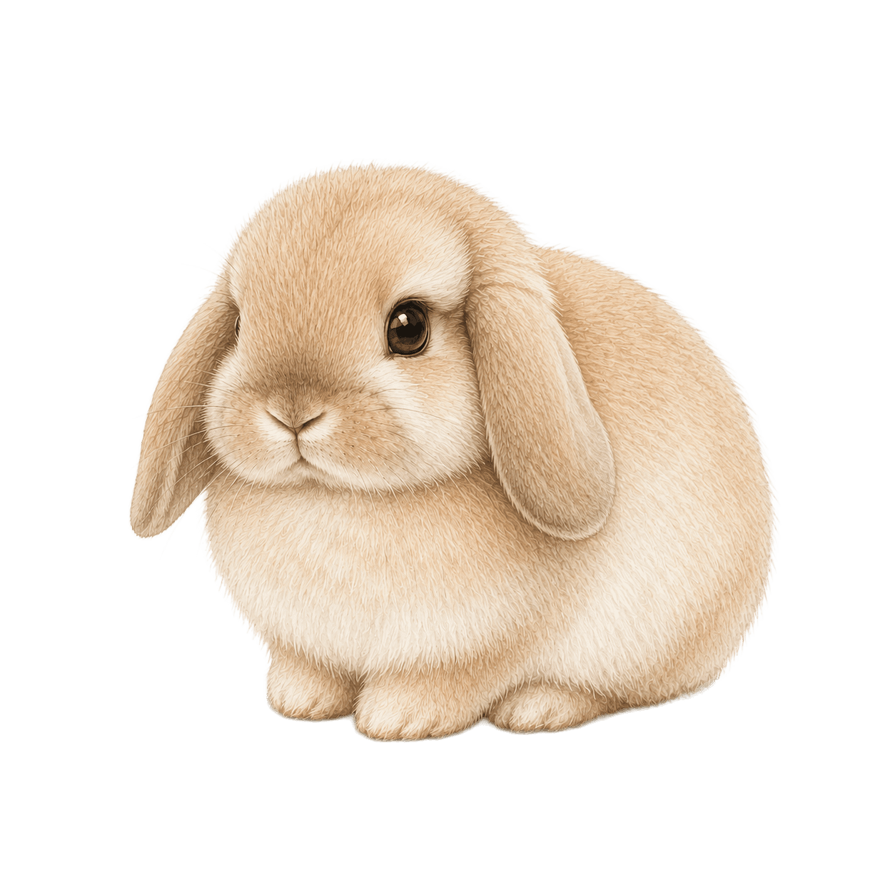 Lapin de race Bélier Nain (Mini Lop)