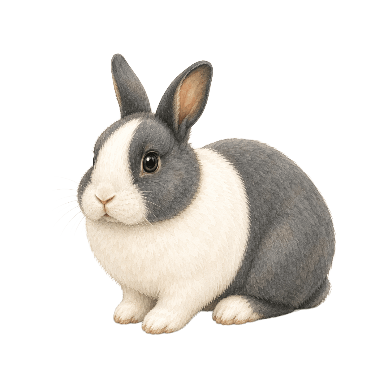 Lapin de race Hollandais (Dutch)