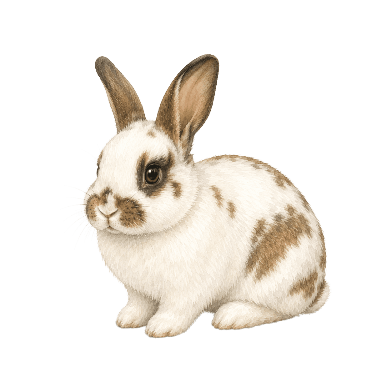 Lapin de race Papillon Anglais (English Spot)